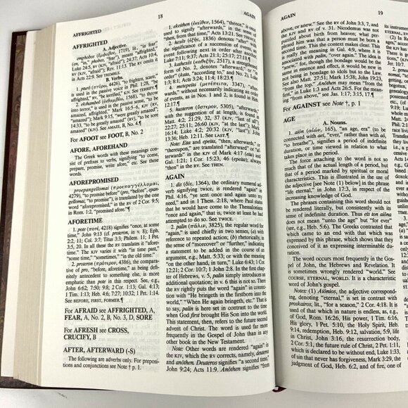 Vines Complete Expository Dictionary Of Old & New Testament Words Leather Bound - Picture 9 of 10